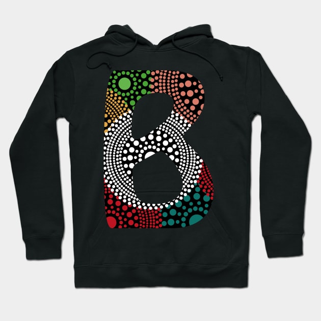 B Aboriginal Art Hoodie by Food in a Can